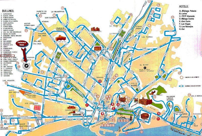 mapa bus